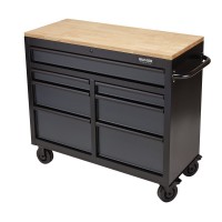 Draper BUNKER® Workbench Roller Tool Cabinet, 7 Drawer, 41\", Grey £790.00